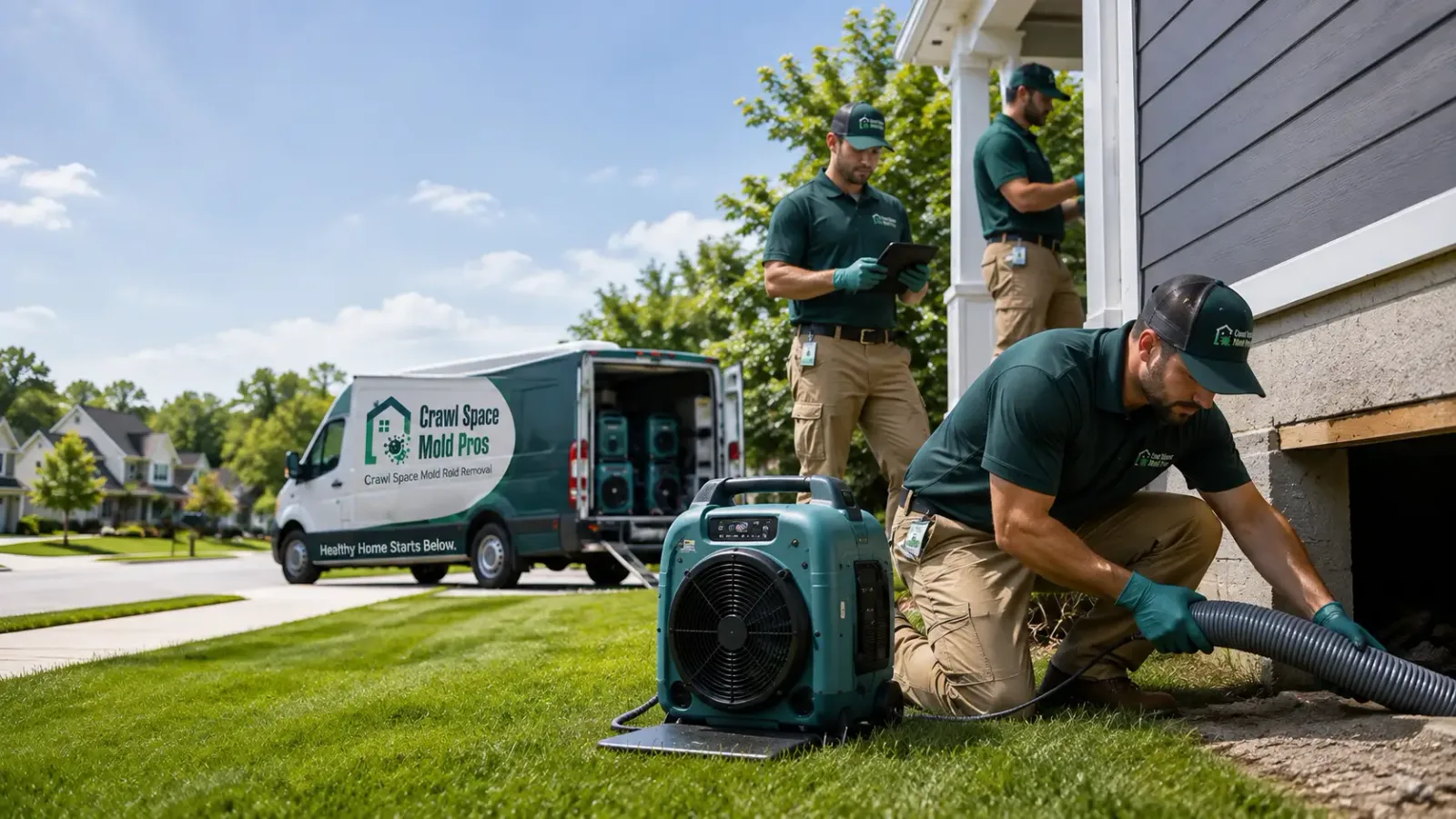 Crawl Space Mold Removal in Bad Axe, MI